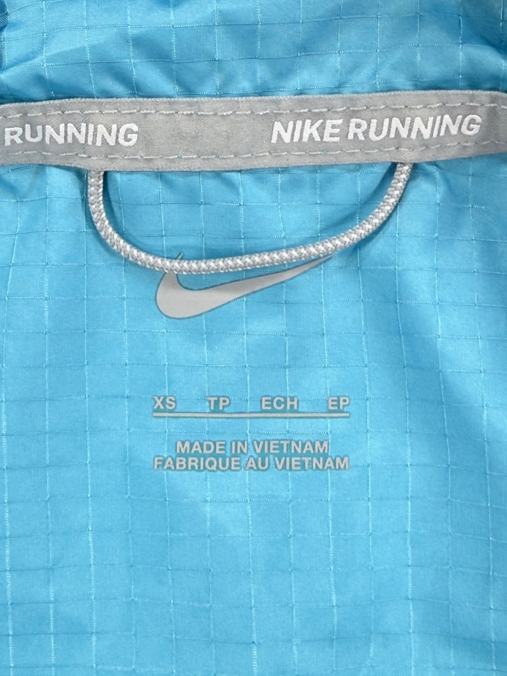 Nike Essential Baltic Blue Hooded Running Windbreaker Jacket Womens XS - Picture 3 of 6